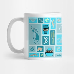 Southwestern Panel - Ocean Mug